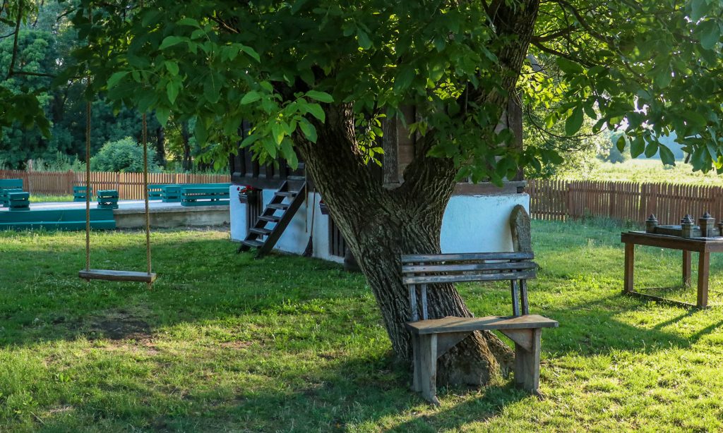Dvoriste Etno kuce Putnik, sediste Turisticke organizacije opstine Pecinci